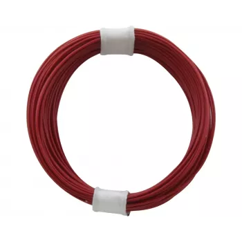 Donau Elektronik 110-0 lankstusis montažinis laidas 1 x 0,04 mm² raudonas 10 m