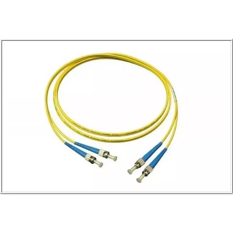 GoodConnections LW-905ST vienmodis dvigubas ST/ST optinis pataisos kabelis, 9/125 µm OS2, 5 m, geltonas
