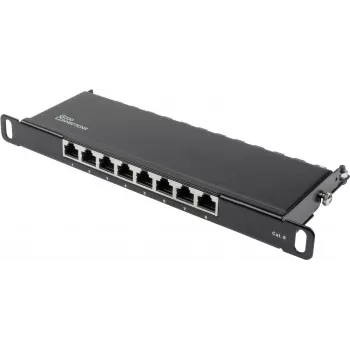 GoodConnections Alcasa GC-N0124 Cat6 ekranuotas RJ45 Keystone lizdas - be įrankių, Gigabit Ethernet, juodas
