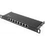 GoodConnections Alcasa GC-N0124 Cat6 ekranuotas RJ45 Keystone lizdas - be įrankių, Gigabit Ethernet, juodas