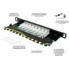 GoodConnections Alcasa GC-N0124 Cat6 ekranuotas RJ45 Keystone lizdas - be įrankių, Gigabit Ethernet, juodas