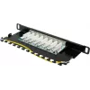 GoodConnections Alcasa GC-N0124 Cat6 ekranuotas RJ45 Keystone lizdas - be įrankių, Gigabit Ethernet, juodas