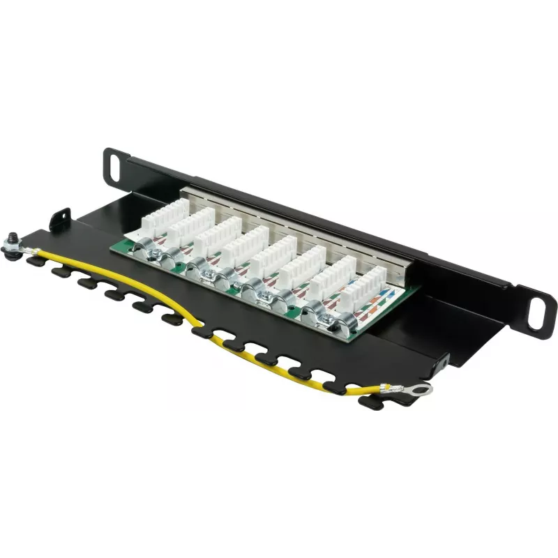 GoodConnections Alcasa GC-N0124 Cat6 ekranuotas RJ45 Keystone lizdas - be įrankių, Gigabit Ethernet, juodas