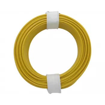 Donau Elektronik 118-3 lankusis laidas 1 x 0,14 mm² geltonas 10 m