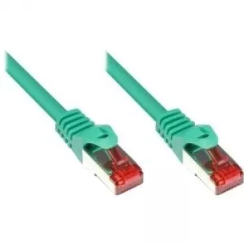 eStars CAT.6 S/FTP tinklo kabelis, RJ45, žalias, 0,25m ES1.1.0025GN
