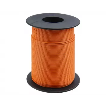 Donau Elektronik 119-17 lankstusis montažinis laidas 1 x 0,14 mm² oranžinis 100 m