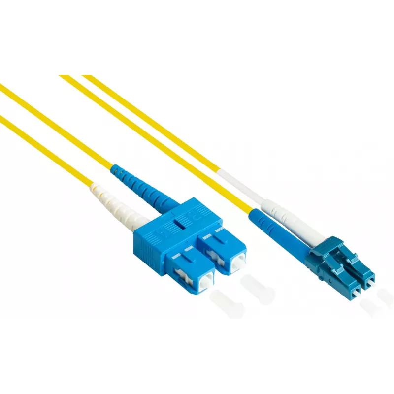 GoodConnections LW-930LS OS2 vienmodis Duplex šviesolaidinis komutacinis kabelis, LC/SC, 9/125, 30 m
