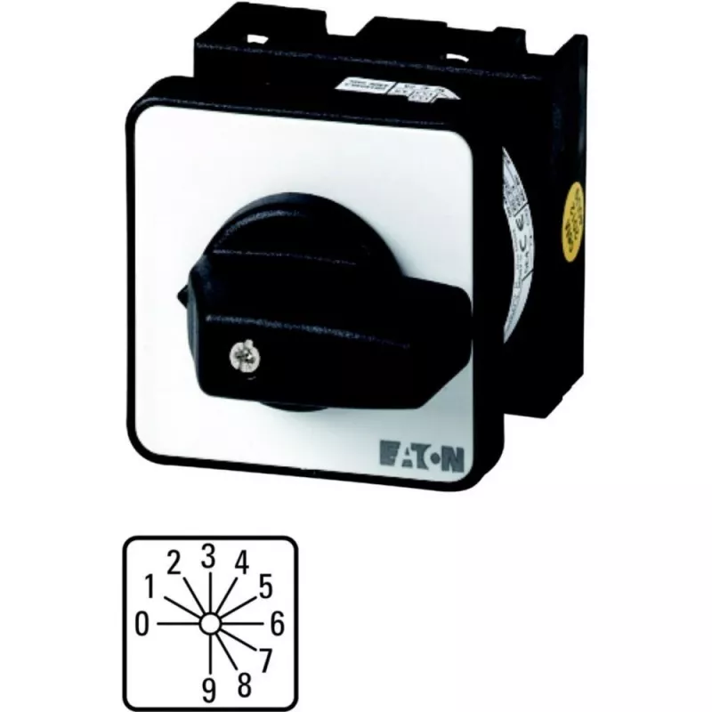 Eaton valdymo jungiklis 6,5 kW 6 A 10 padėčių (T0-4-15602/E)