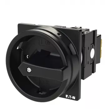 Eaton T0-2-1/EA/SVB-SW 3 polių pagrindinis jungiklis-atjungiklis, 20 A, 690 V AC, paviršinis montavimas, juoda rankena, IP65 041246