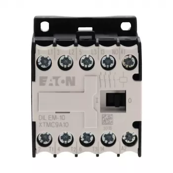 Eaton DILEM-10 mini kontaktinė relė 230V AC 50Hz / 240V AC 60Hz, 3 polių, 9A, 1NO, 690V, DIN bėgiui 051786