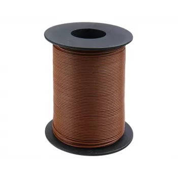 Donau Elektronik 105-8-100 Montavimo laidas 1 x 0,20 mm² Rudas 100 m