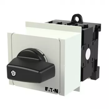 Eaton T0-3-15433/IVS 3 polių kumštelinis jungiklis, 20 A, 690 V AC, skydinis montavimas, juodas/baltas 055467