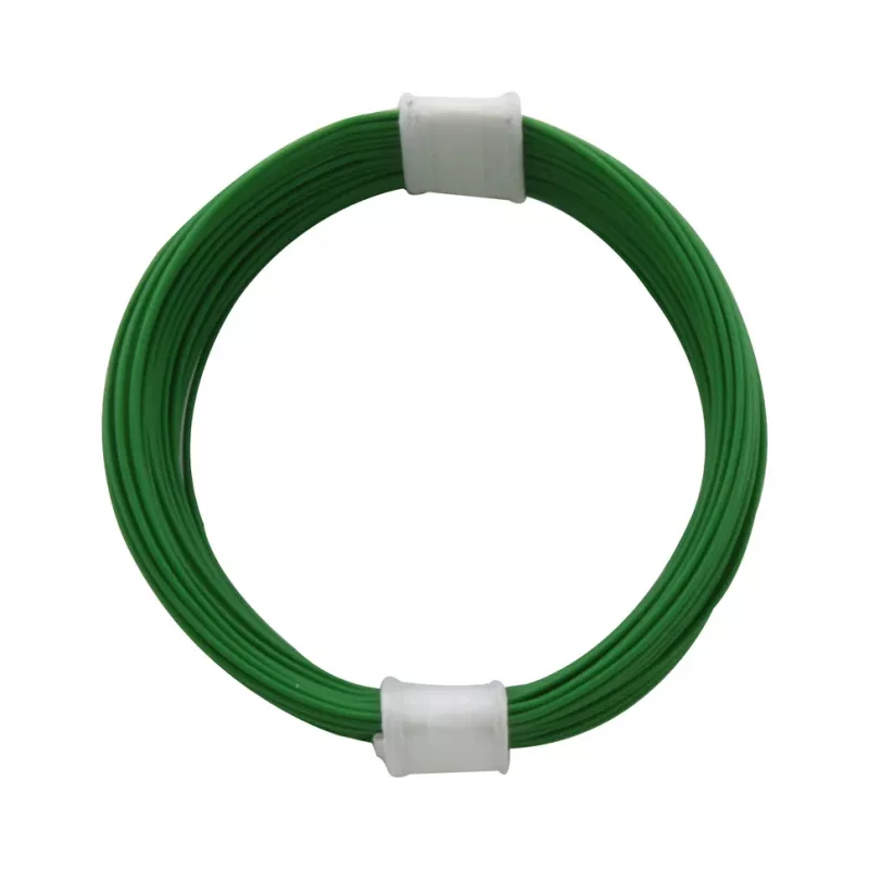 Donau Elektronik 110-4 lankstusis laidas 1 x 0,04 mm² žalias 10 m
