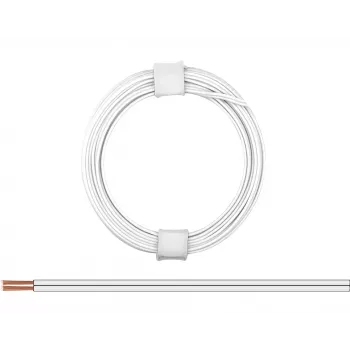 Donau Elektronik 114-55 Litz Wire 2 x 0,08 mm² baltas 5 m