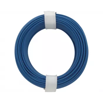Donau Elektronik 118-2 lankstusis laidas 1 x 0,14 mm² mėlynas 10 m