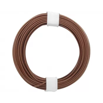 Donau Elektronik 118-8 suvyta viela 1 x 0,14 mm² ruda 10 m