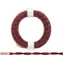 Donau Elektronik 210-10 Litz Wire 2 x 0,04 mm² raudona/juoda 10 m
