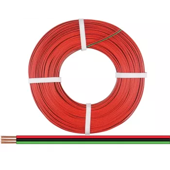 Donau Elektronik 318-014-25 daugiasluoksnė viela 3 x 0,14 mm² raudona, juoda, žalia 25 m