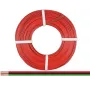 Donau Elektronik 318-014-25 daugiasluoksnė viela 3 x 0,14 mm² raudona, juoda, žalia 25 m