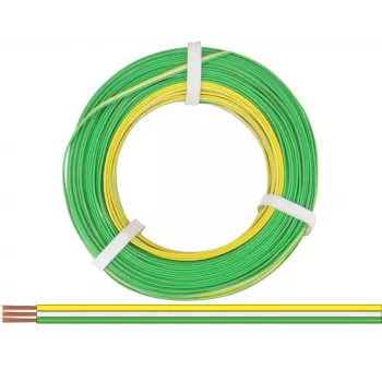 Donau Elektronik 318-354-50 daugiasluoksnė viela 3 x 0,14 mm² geltona, balta, žalia 50 m