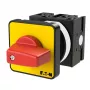 Eaton T0-2-1/E-RT 3 polių kumštelinis jungiklis 20 A, IP65, raudona/geltona 011082