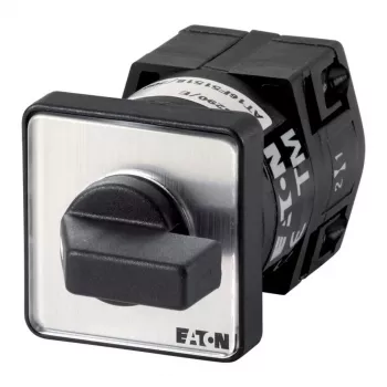 Eaton TM-1-15431/E metalinis svirtinis jungiklis, 1 polius, 16 A, 250 V, skydinis montavimas, juodas svirtis, metalinis korpusas 025045