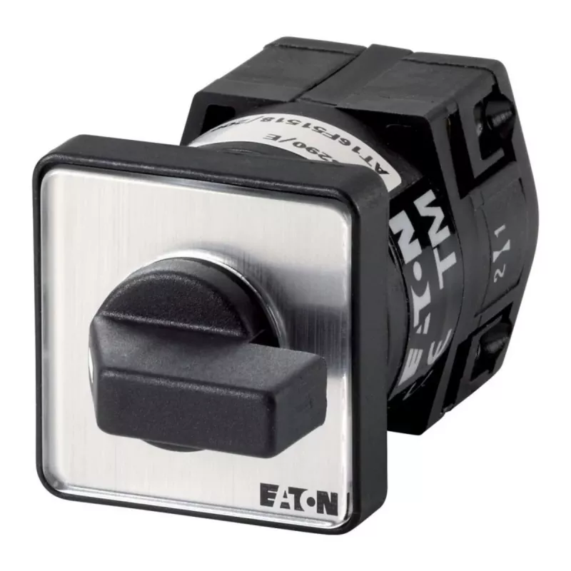 Eaton TM-1-15431/E metalinis svirtinis jungiklis, 1 polius, 16 A, 250 V, skydinis montavimas, juodas svirtis, metalinis korpusas 025045
