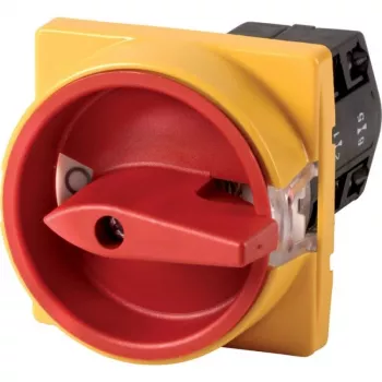 Eaton TM-2-8293/E/SVB blokuojamas kumštelinis jungiklis 10 A 2 polių 90° raudonas/geltonas 45485