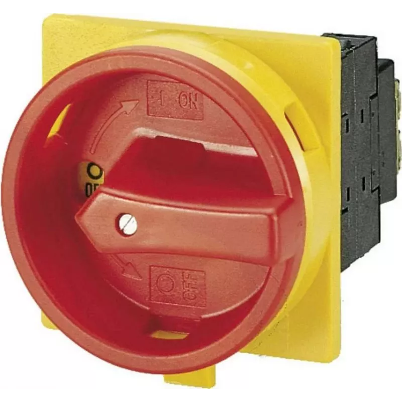 Eaton TM-2-8293/E/SVB blokuojamas kumštelinis jungiklis 10 A 2 polių 90° raudonas/geltonas 45485