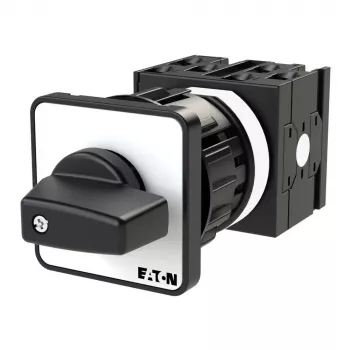 Eaton 050724 T0-3-15513/EZ ON-OFF jungiklis, 3 polių, 20 A, priekinio montavimo, IP65, juoda rankena