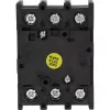 Eaton P1-32/E 3 polių pagrindinis jungiklis / apkrovos atjungiklis, 32 A, 690 V AC, IP65 priekis, sukimosi rankena juoda/balta 079065