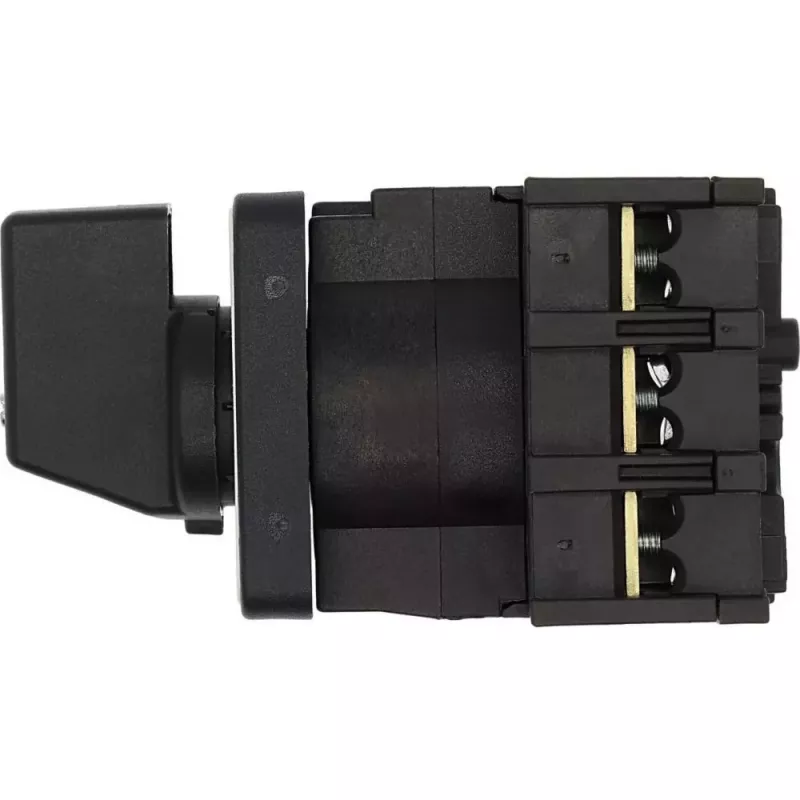 Eaton P1-32/E 3 polių pagrindinis jungiklis / apkrovos atjungiklis, 32 A, 690 V AC, IP65 priekis, sukimosi rankena juoda/balta 079065