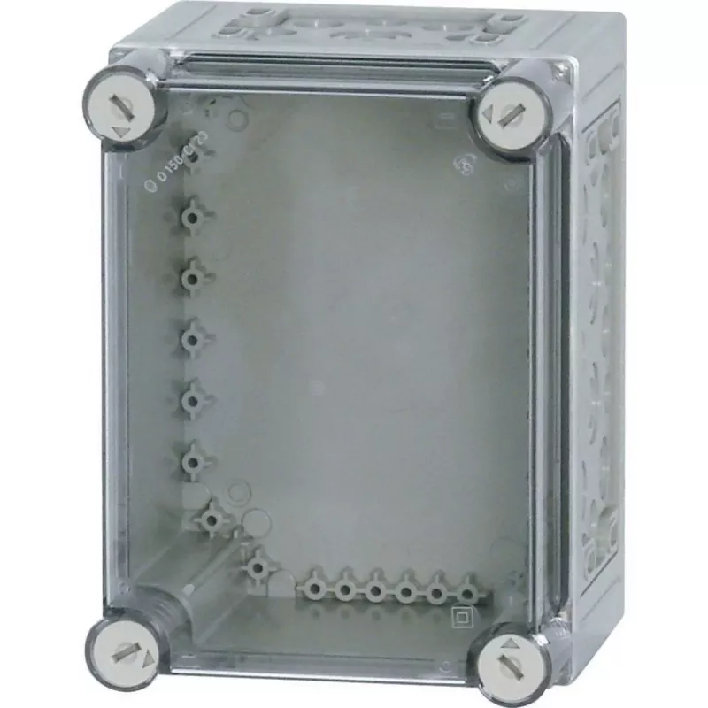 Eaton CI23E-150 izoliuotas polikarbonato korpusas su metrinėmis išpjovomis, IP65, pilkas 021943