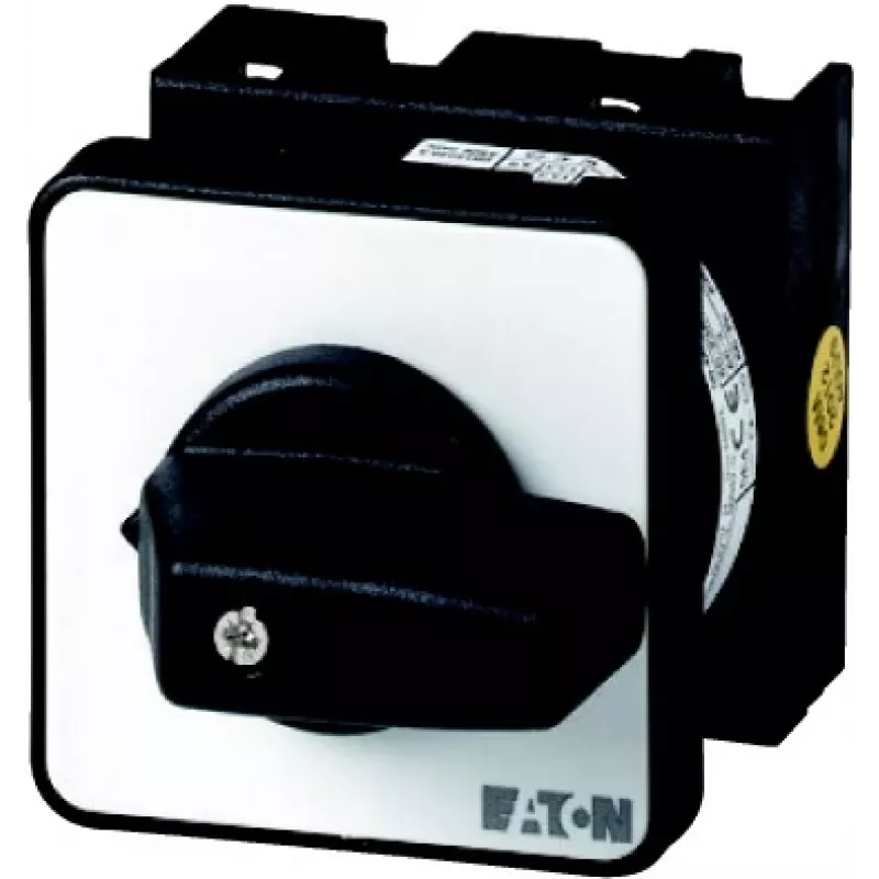 Eaton T0-2-8211/E 2 polių ON-OFF svirtinis jungiklis, 20A, 690V AC, IP65, juodas 022234