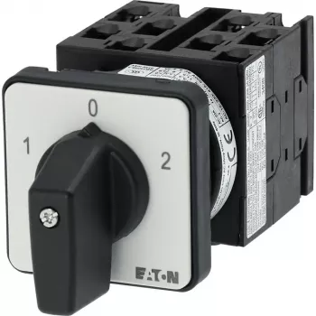 Eaton T0-4-8213/E 4 polių kumštelinis jungiklis 20A 690V IP65 juoda rotacinė rankenėlė 031726