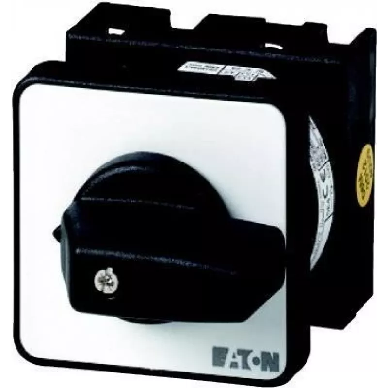 Eaton T0-3-8222/E 3 polių kumštelinis jungiklis 20A 690V AC, juodas/sidabrinis 048339