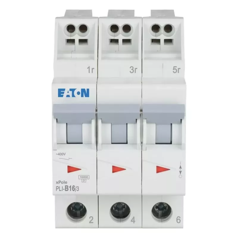 Eaton PLI-B16/3 B tipo 16 A 3 polių automatinis jungiklis 101314