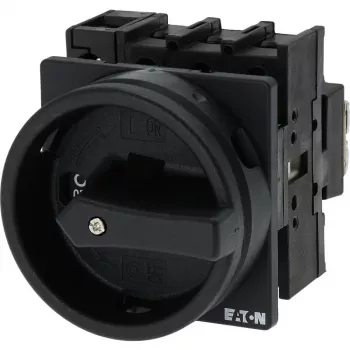 Eaton P1-32/EA/SVB-SW/N 3 polių pagrindinis jungiklis 32 A, IP65, juodas 093452