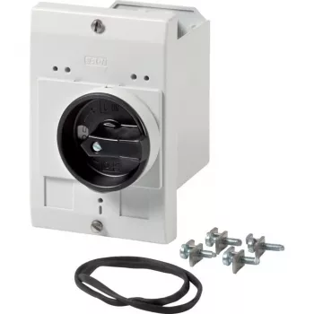 Eaton tuščias korpusas su sukimosi jungikliu E-PKZ0-G, paviršinio montavimo, 129 x 85 x 80 mm, pilkos spalvos 072907