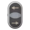 Eaton M22 Dvigubas mygtukų vykdyklėjas, I/O, žalias/raudonas, 22,5 mm, skydinis montavimas 105227