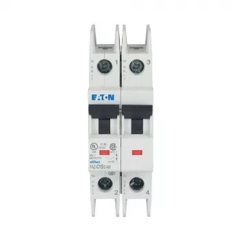 Eaton FAZ-C15/2-NA 15 A dvipolis C charakteristikos automatinis jungiklis (MCB) 102169