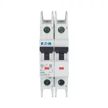 Eaton FAZ-C15/2-NA 15 A dvipolis C charakteristikos automatinis jungiklis (MCB) 102169