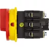 Eaton P3-100/EA/SVB 100 A 3 polių blokuojamas pagrindinis jungiklis, raudonas/geltonas