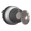 Eaton M22-WRS-MS20 raktinis perjungiklio vykdymo elementas, 2 padėčių, fiksuojamas, MS20 raktas, titano metalo priekinis žiedas, juodas 111779