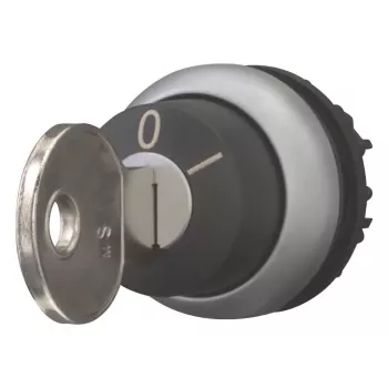 Eaton M22-WS-MS5 raktu valdomas perjungiklis, 3 padėčių, fiksuojamas, Ronis MS5, juodas 111792