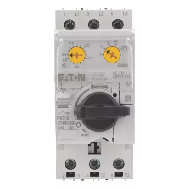 Eaton PKE12/XTU-1.2 3 polių variklio apsaugos automatinis jungiklis, 0,3-1,2 A, 690V, 50kA 121731