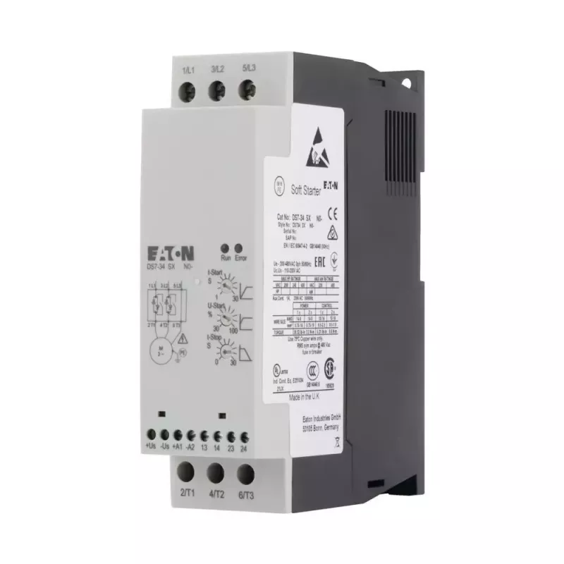 Eaton DS7-342SX032N0-N švelnaus paleidimo įtaisas 32 A 200-480 V AC 3 fazių pilkas 134932
