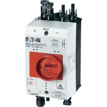 Eaton SOL30-SAFETY/2MC4-U PV priešgaisrinis saugos jungiklis, 30 A, 1000 V DC, 4 polių, 1 NO + 1 NC 144122