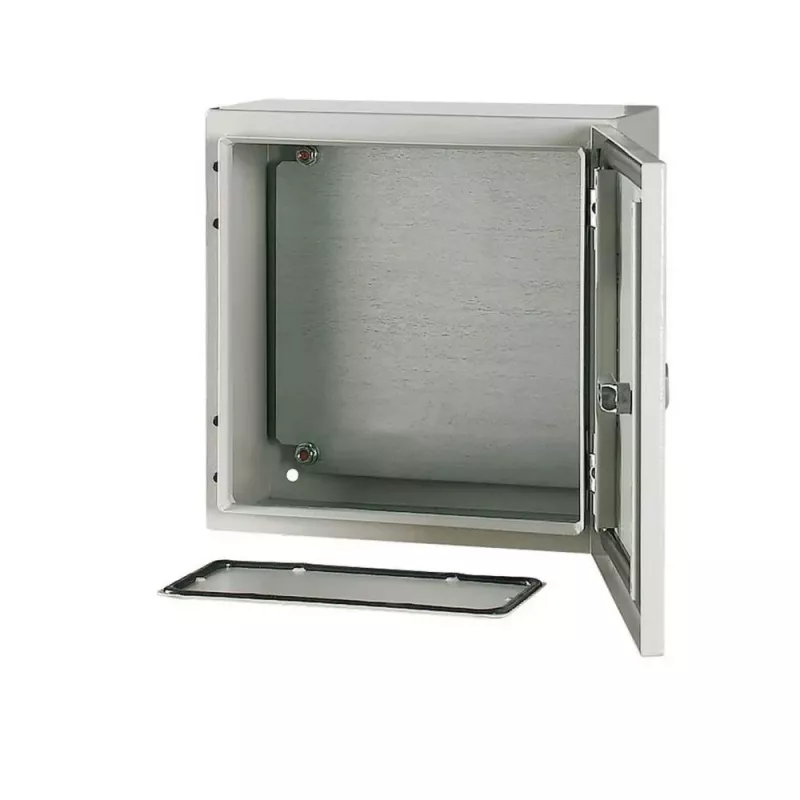 Eaton CS-33/150 sieninis korpusas, polikarbonatas, pilkas, permatomomis durelėmis, IP65, 111648