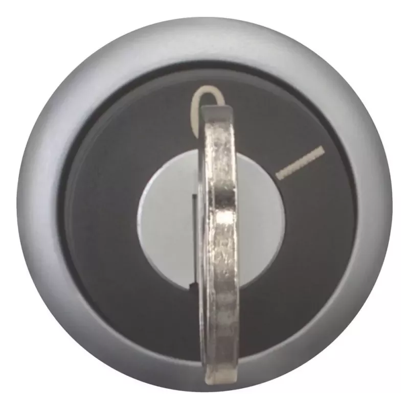 Eaton M22-WRS-MS5 raktinis perjungiklis, 3 padėčių, su grąžinimu, juodas/sidabrinis 111785